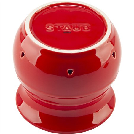 Staub Knoblauch Aufbewahrung 11 cm kirschrot