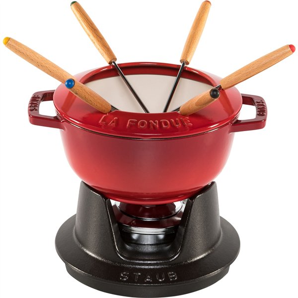 Staub La Fondue 18 cm rosso ciliegia, ghisa