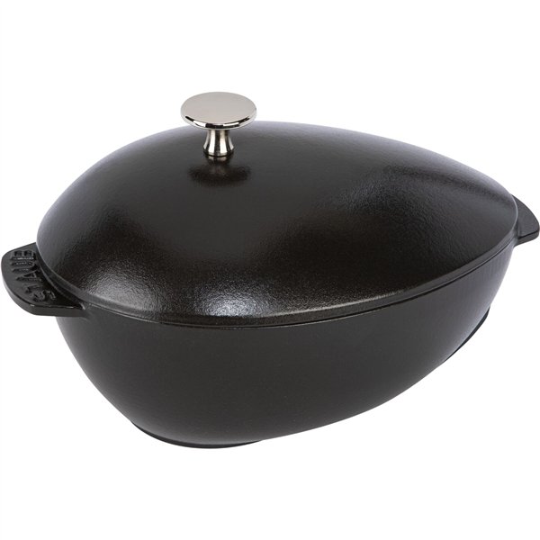 Staub Muscheltopf 25 cm schwarz