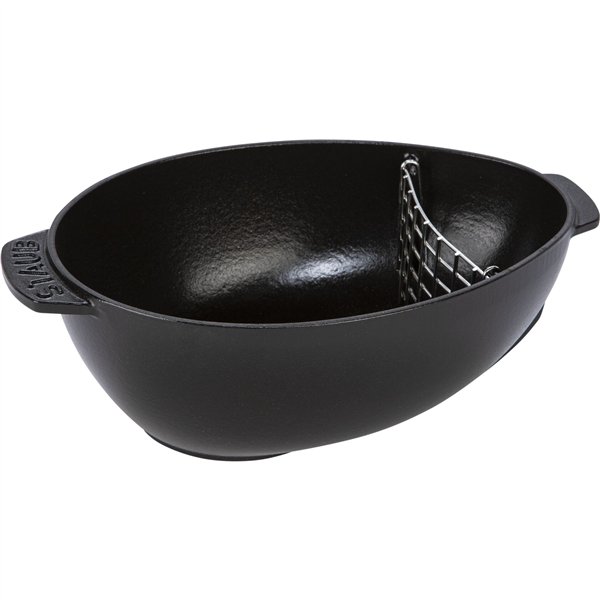 Staub Muscheltopf 25 cm schwarz