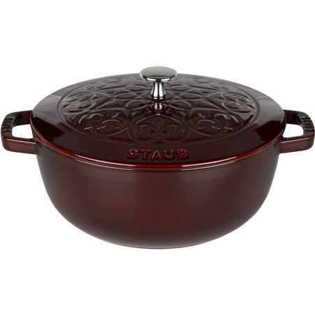 Staub La Marmite 24cm rund, Grenadine, Gusseisen
