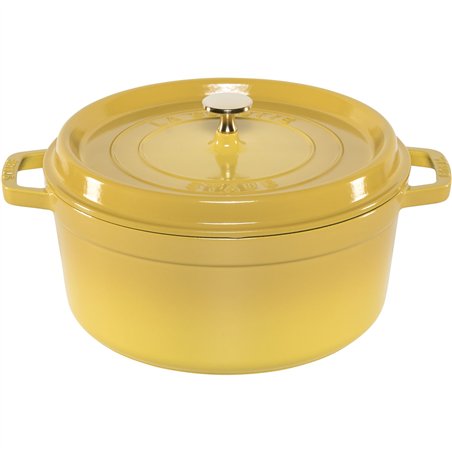 Staub La Cocotte 26cm rund, Citron, Gusseisen