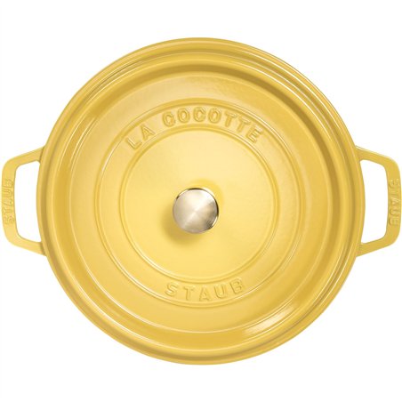 Staub La Cocotte 26cm rund, Citron, Gusseisen