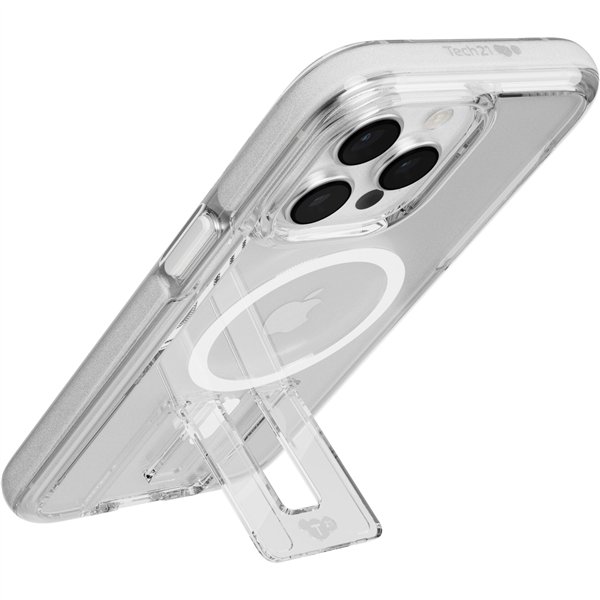 Tech21 EvoCrystal Kick custodia MagSafe per iP 15 Pro Max bianco