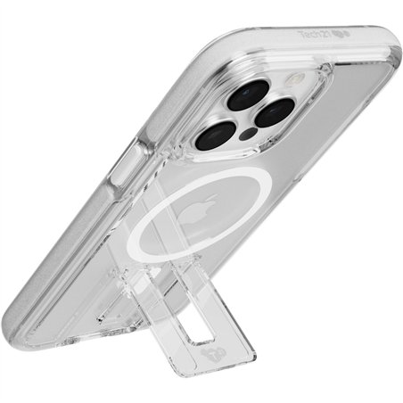 Tech21 EvoCrystal Kick custodia MagSafe per iP 15 Pro Max bianco