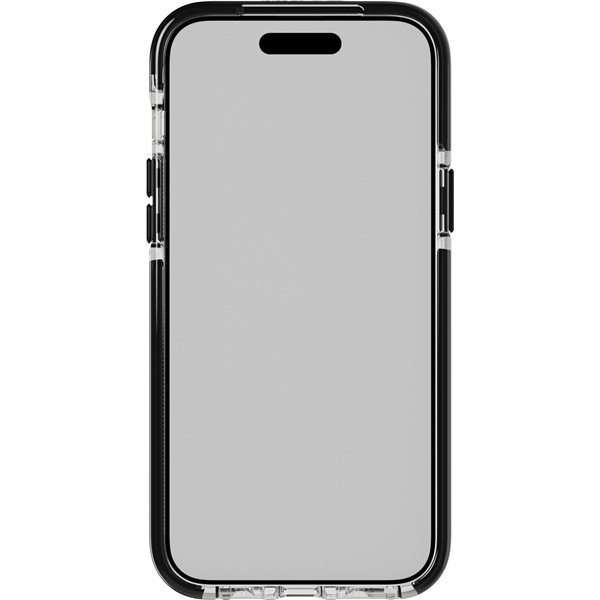 Tech21 EvoCrystal Kick custodia MagSafe iP 15 Plus trasp./nero