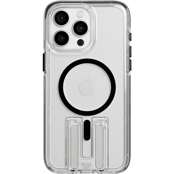 Tech21 EvoCrystal Kick custodia MagSafe iP 15 Pro Max trasp./ne.