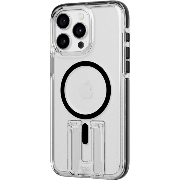 Tech21 EvoCrystal Kick custodia MagSafe iP 15 Pro Max trasp./ne.