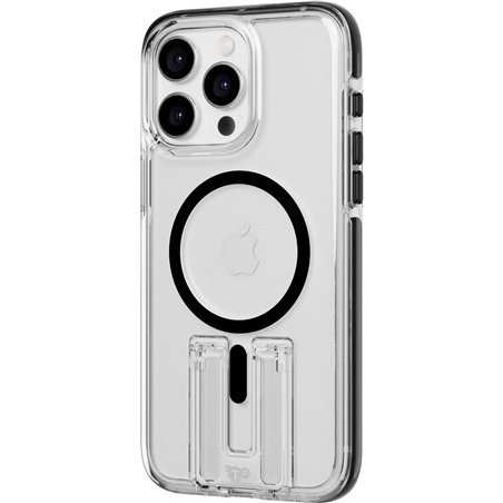 Tech21 EvoCrystal Kick custodia MagSafe iP 15 Pro Max trasp./ne.