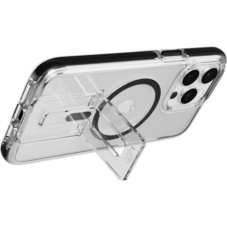 Tech21 EvoCrystal Kick custodia MagSafe iP 15 Pro Max trasp./ne.