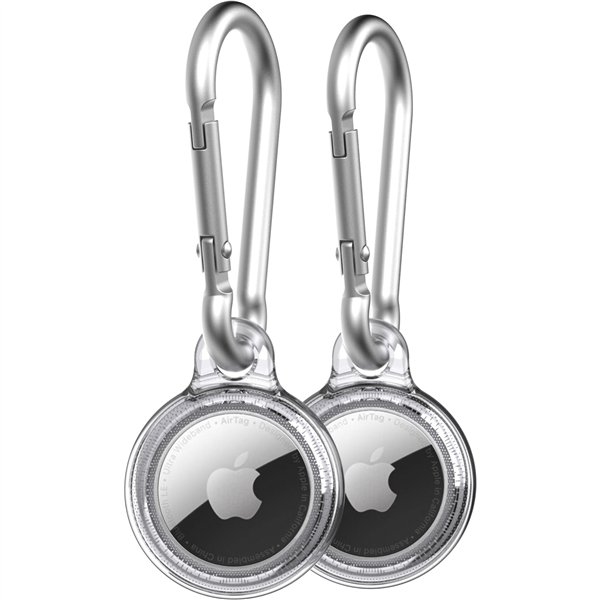 Tech21 EvoClear Case for AirTag 2er pack