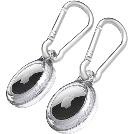 Tech21 EvoClear Case for AirTag 2er pack