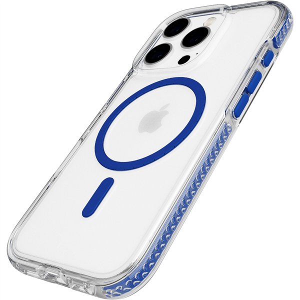 Tech21 EvoCrystal MagSafe iPhone 16 Pro blu