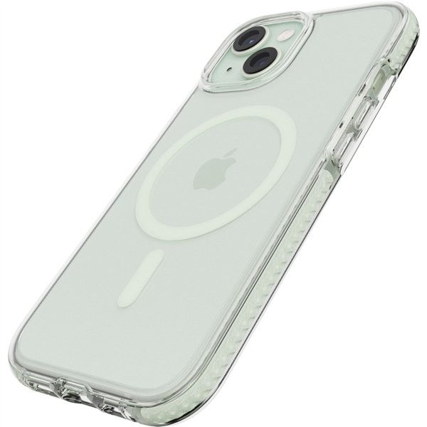 Tech21 EvoCrystal Case MagSafe for iPhone 15 Green