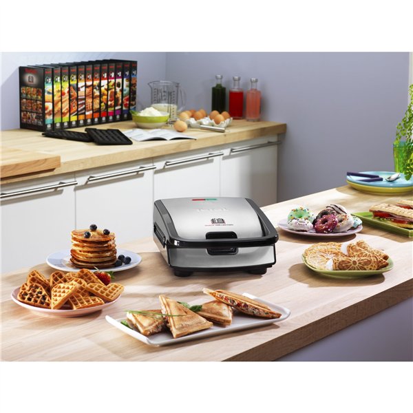 Tefal SW 854 D Snack Collection Tostapane per Waffle e sandwich