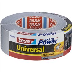 Tesa nastro tess. 50m x 50mm extra Power argento 56389