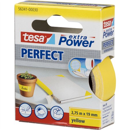 Tesa nastro tess. 2,75m x 19mm extra Power giallo 56341