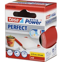 Tesa nastro tess. 2,75m x 38mm extra Power rosso 56343