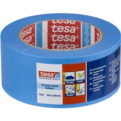 Tesa nastro crespato 50m x 50mm Preci.outd.Prof. blu 04440