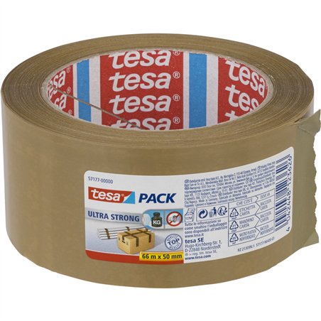 Tesa nastro imball. 66m x 50mm Ultra strong marrone 57177