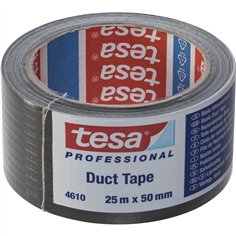 Tesa nastro ad. tel. 25m x 50mm nero 04610