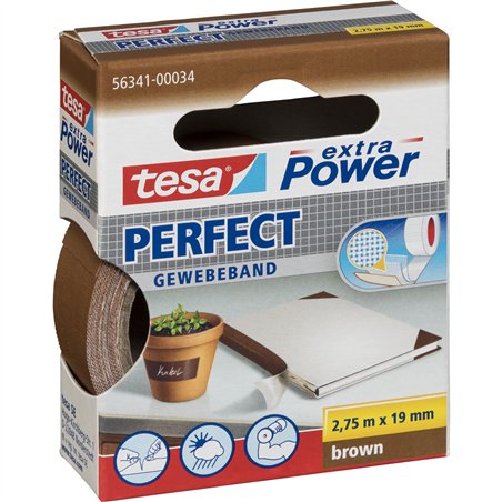 Tesa nastro ad. tel.2,75m x 19mm extra Power marr. perfect 56341