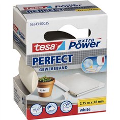 Tesa nastro ad. tel.2,75m x 38mm extra Power bian. perfect 56343