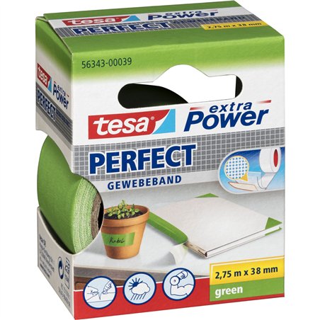 Tesa nastro ad. tel 2,75m x 38mm extra Power verde perfect 56343