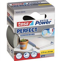 Tesa nastro ad. tel.2,75m x 38mm extra Power grigio perfect 56343