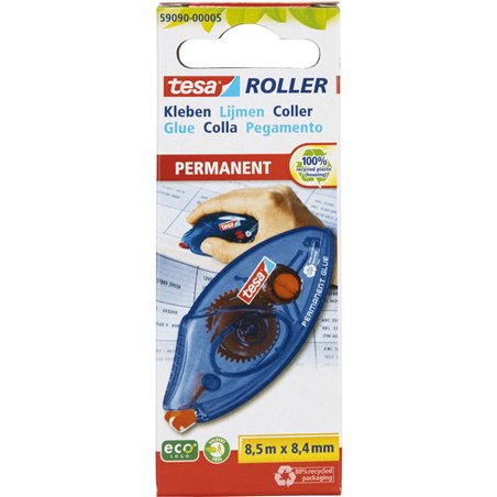 Tesa adhesive roller ecoLogo permanent