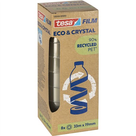 Tesa nastro adesivo eco&crystal 19mm x 33m