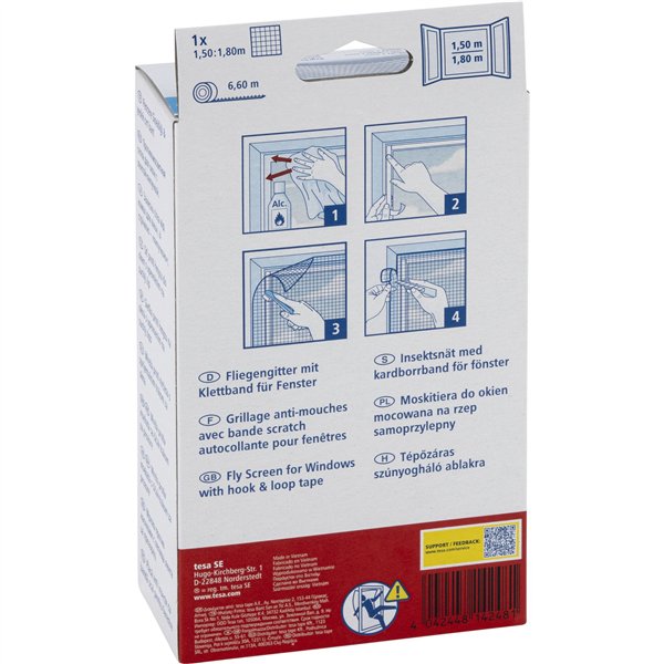 Tesa Insect stop Standard 1,5mx1,8m bian. 55680