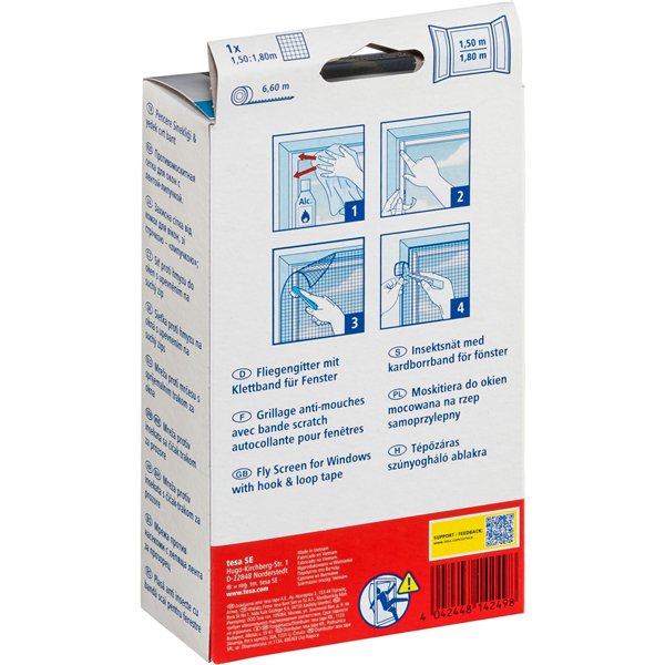 Tesa Insect stop Standard 1,5mx1,8m anthr. 55680