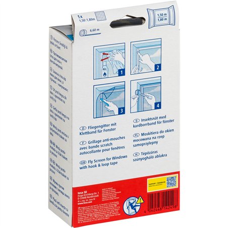 Tesa Insect stop Standard 1,5mx1,8m anthr. 55680