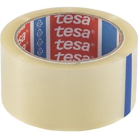 Tesa Packband strong 66m x 50mm transparent 57167