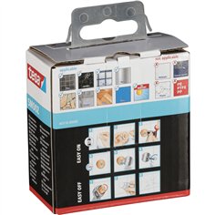 Tesa Smooz Adhesive Hook 40318 chrome, round design 2