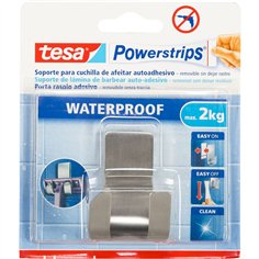 Tesa Powerstrips Razor Holder 59709 Waterproof Zoom Metal
