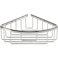 Tesa Aluxx Shower Corner Shelf 40200 chrome incl. adhesive mnt.