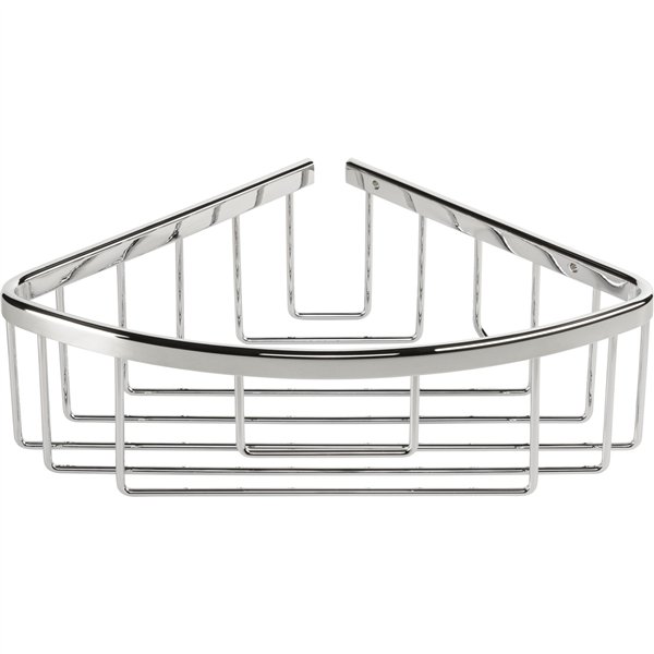 Tesa Aluxx Shower Corner Shelf 40200 chrome incl. adhesive mnt.