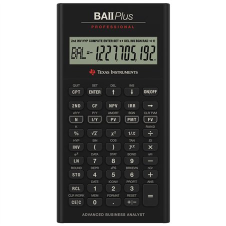 Texas Instruments BA II Plus Professional IIBAPRO/FC/3E12/A