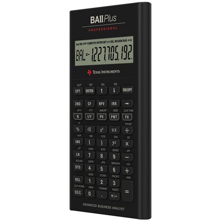 Texas Instruments BA II Plus Professional IIBAPRO/FC/3E12/A