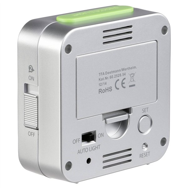 TFA 60.2528.54 Bingo Radio sveglia con temperatura