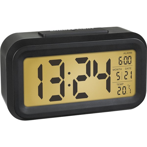 TFA 60.2018.01 LUMIO Sveglia digitale nero