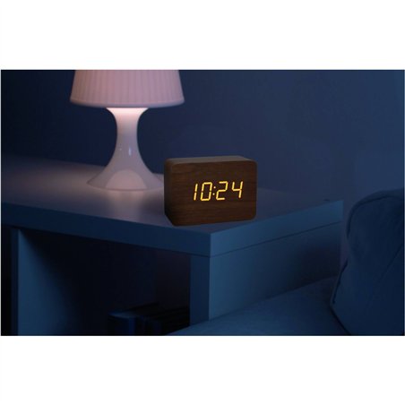 TFA 60.2549.08 CLOCCO sveglia radioc. aspetto legno