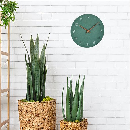 TFA 60.3054.04  orologio da parete analogico verde giada