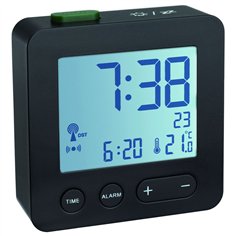 TFA 60.2545.54    sveglia radiocontrollata argento/bianco 2