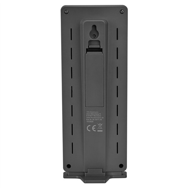 TFA 30.3071.54 argento LOGO 2.0 termometro radioc.