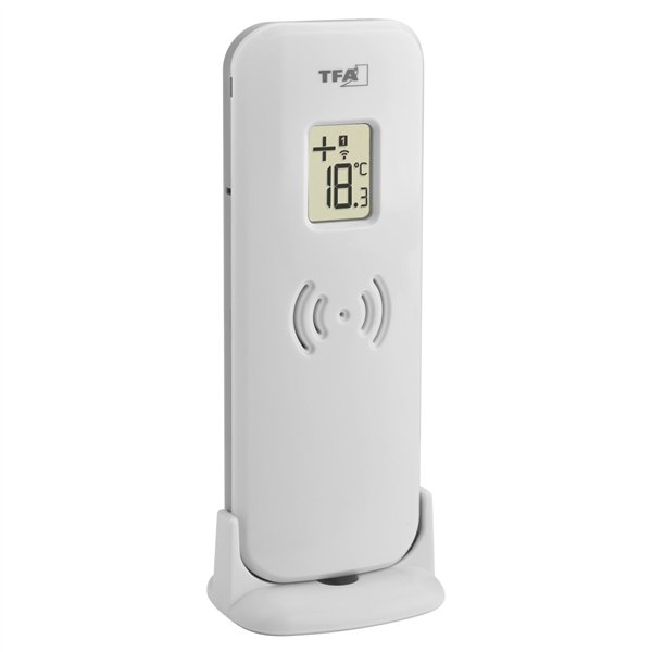 TFA 30.3071.54 argento LOGO 2.0 termometro radioc.