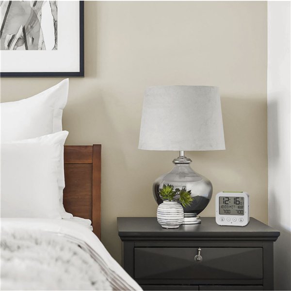 TFA 60.2528.02 Bingo bianco radio sveglia con temperatura