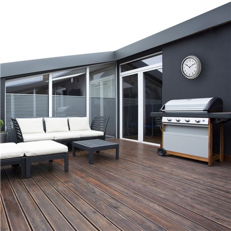 TFA 60.3067.02 Outdoor orologio da parete metallo